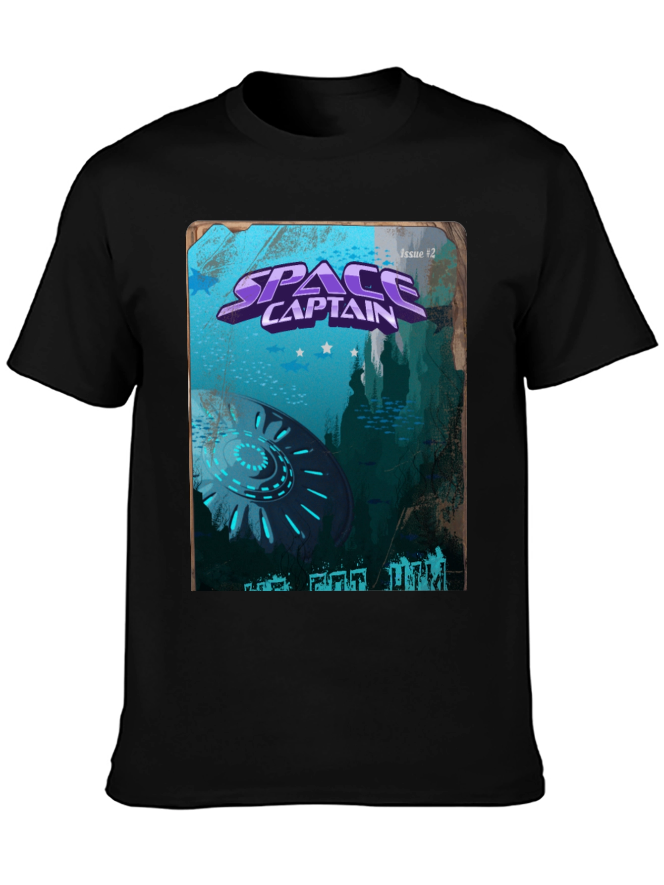 Space Captain Graphic Novel T-Shirt