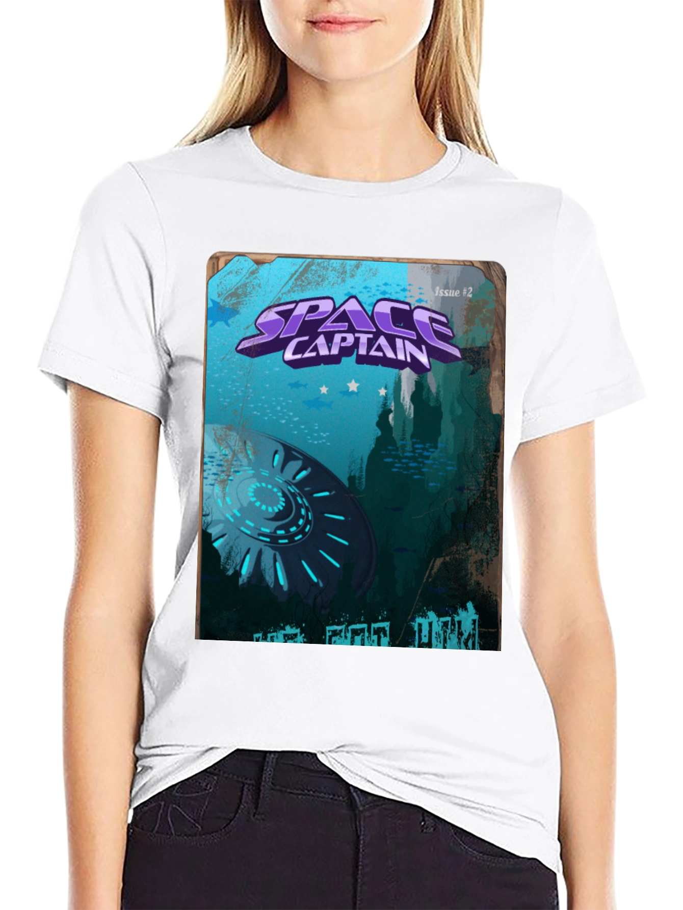 Space Captain Graphic Novel T-Shirt