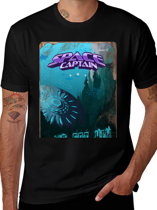 Space Captain Graphic Novel T-Shirt