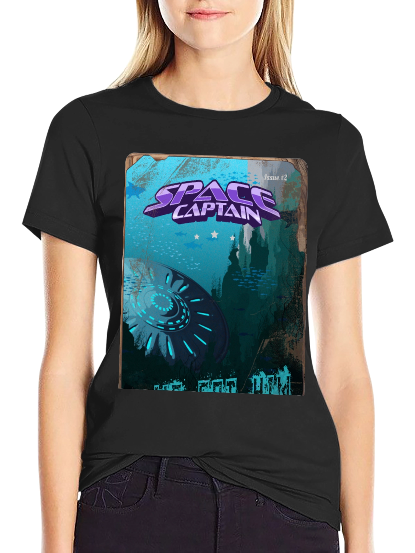Space Captain Graphic Novel T-Shirt