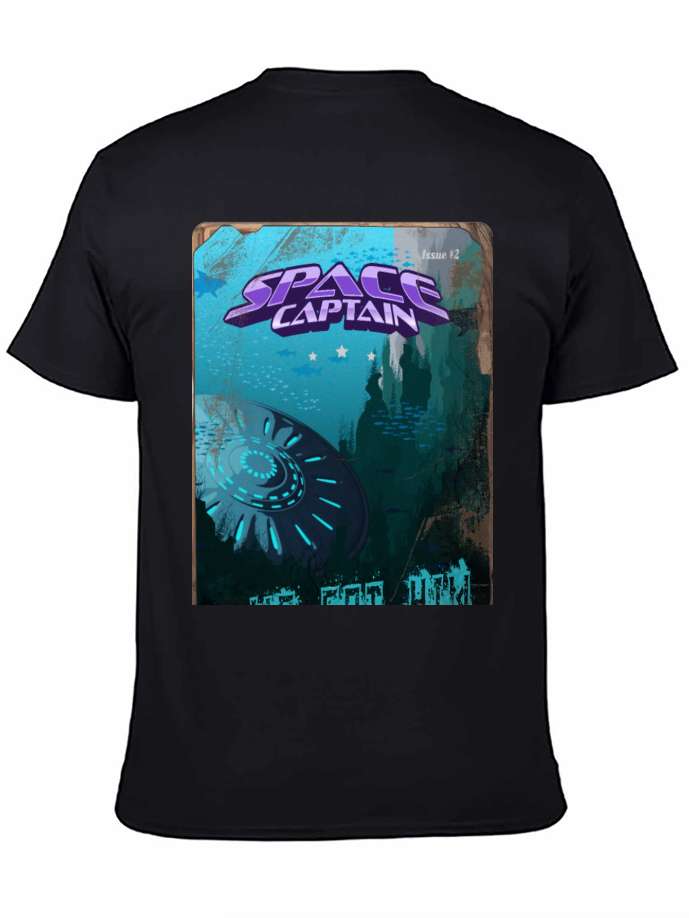 Space Captain Graphic Novel T-Shirt