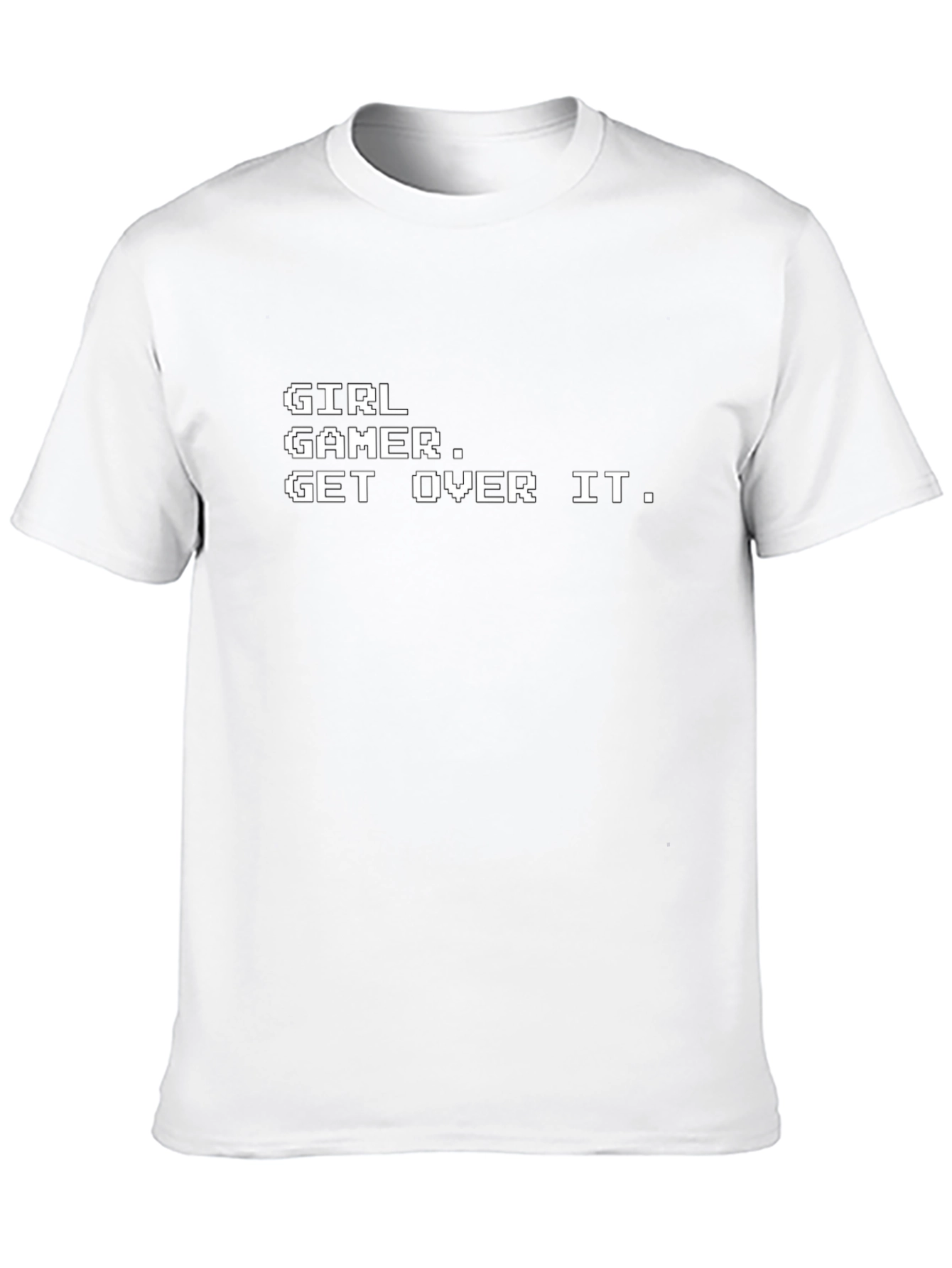 Girl Gamer T-Shirt - Retro Pixel Style