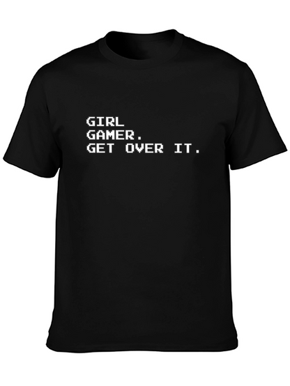 Girl Gamer T-Shirt - Retro Pixel Style