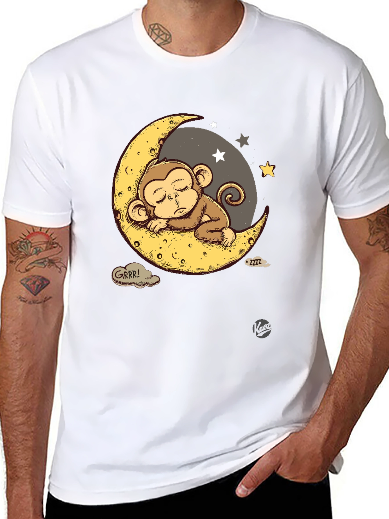 Dreamy Monkey Moon T-Shirt