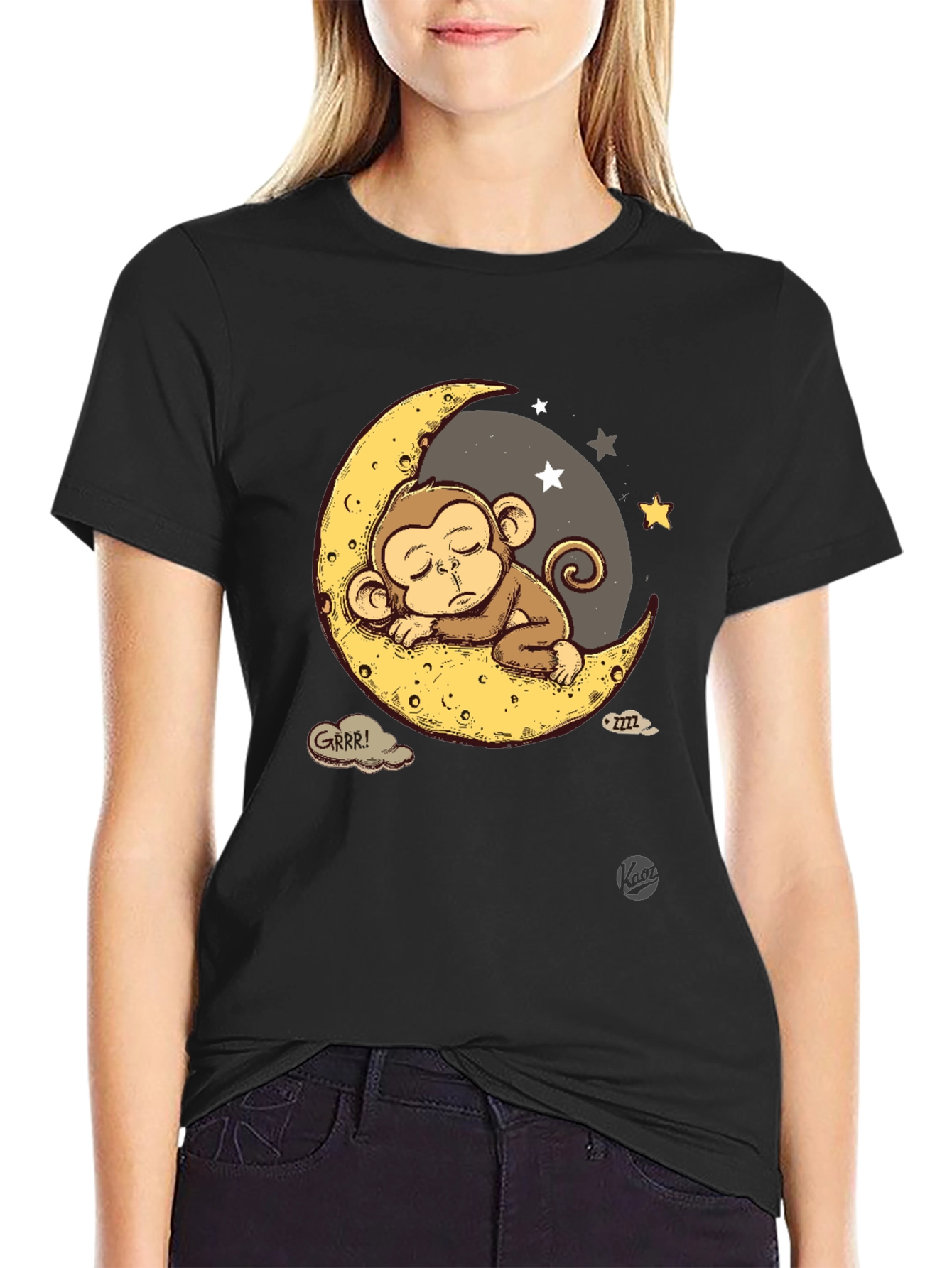 Dreamy Monkey Moon T-Shirt