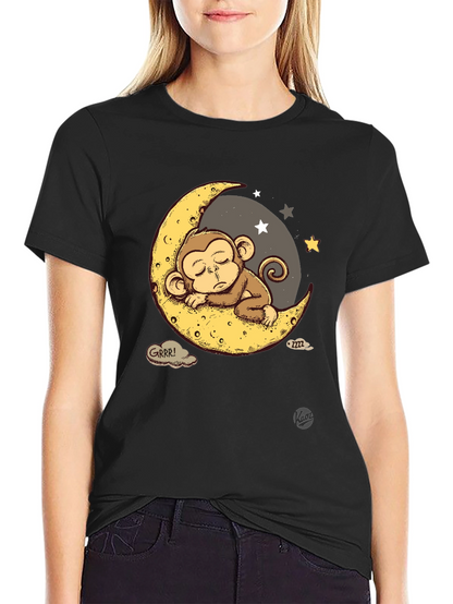 Dreamy Monkey Moon T-Shirt