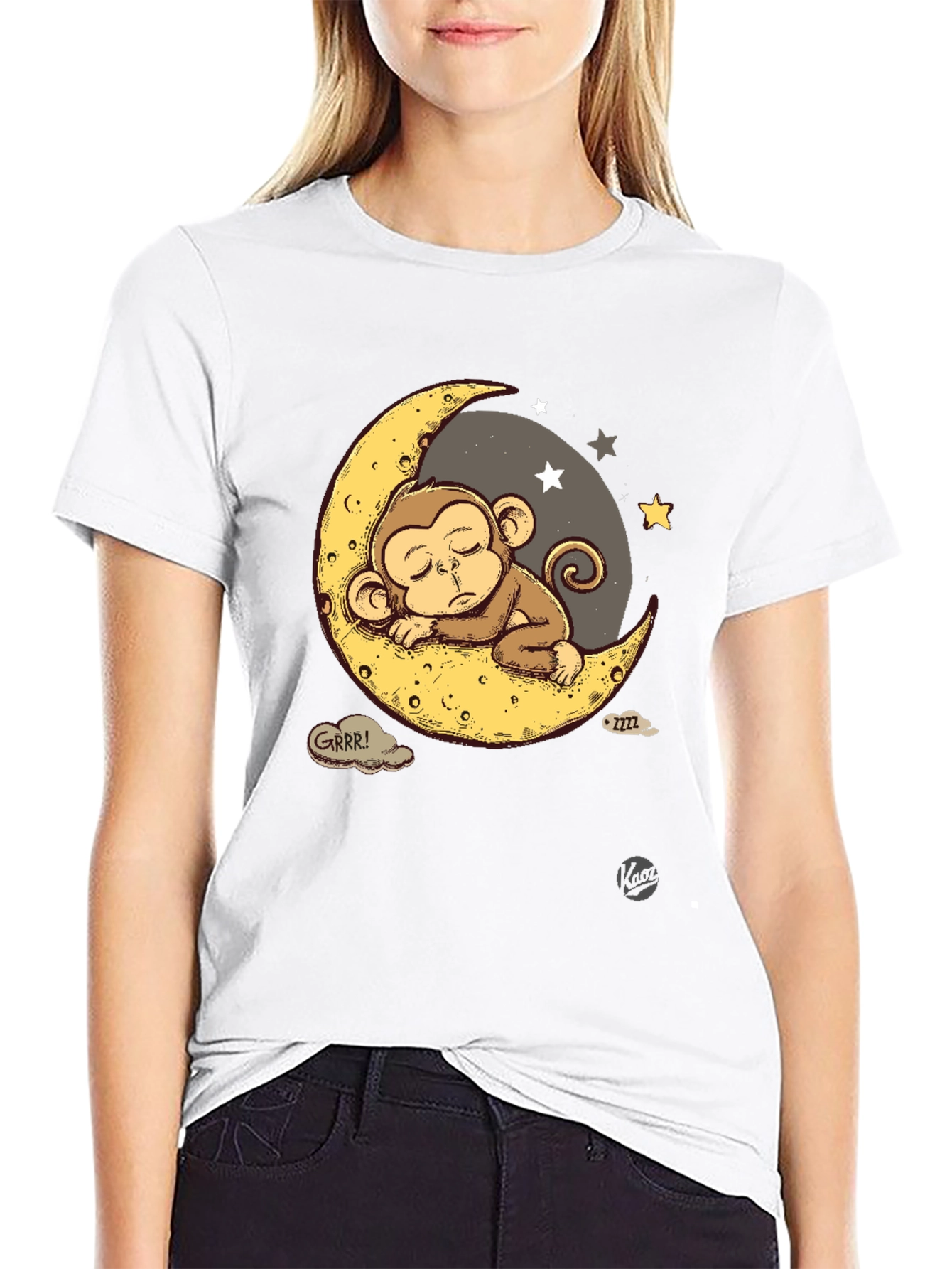 Dreamy Monkey Moon T-Shirt