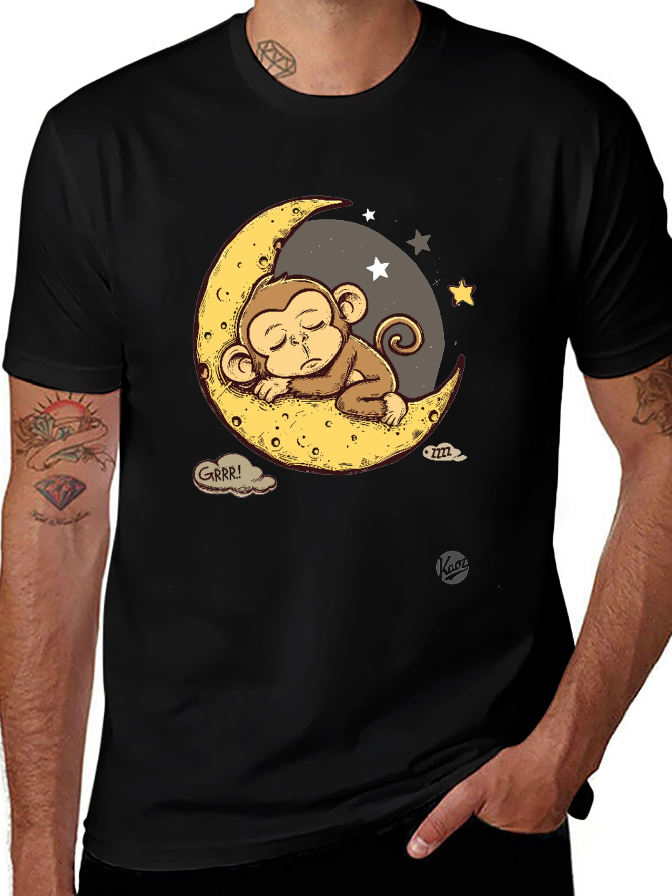 Dreamy Monkey Moon T-Shirt