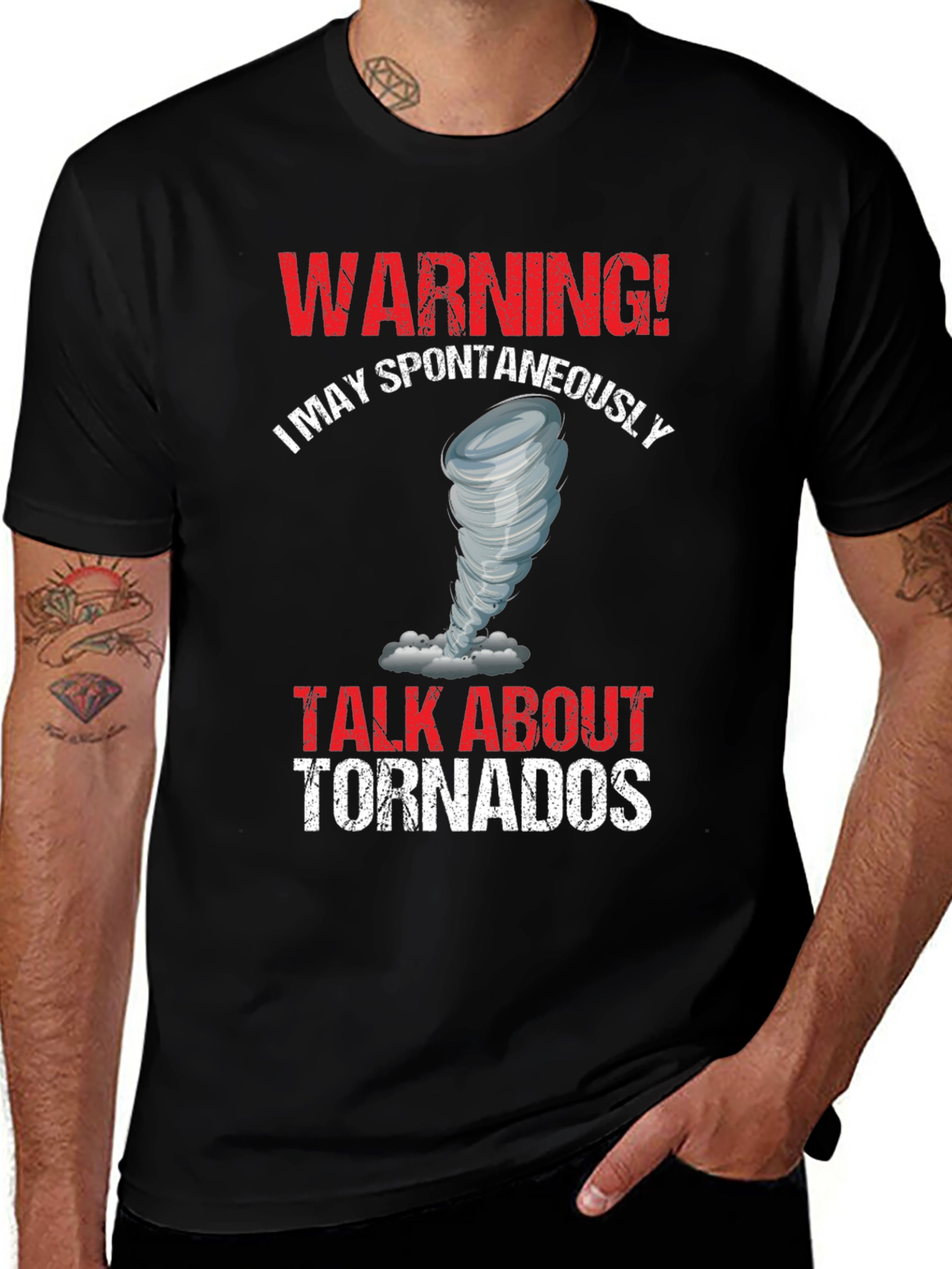 Warning Tornado Enthusiast T-Shirt