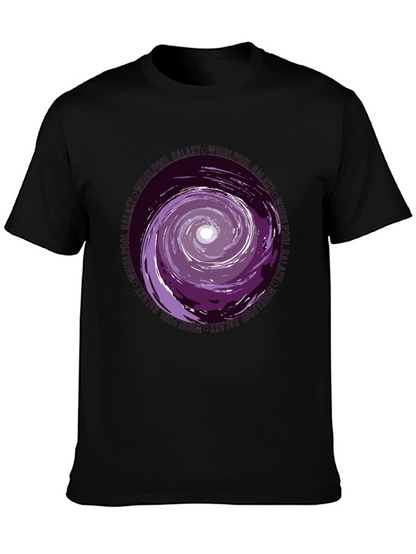 Whirlpool Galaxy Graphic Tee - Black