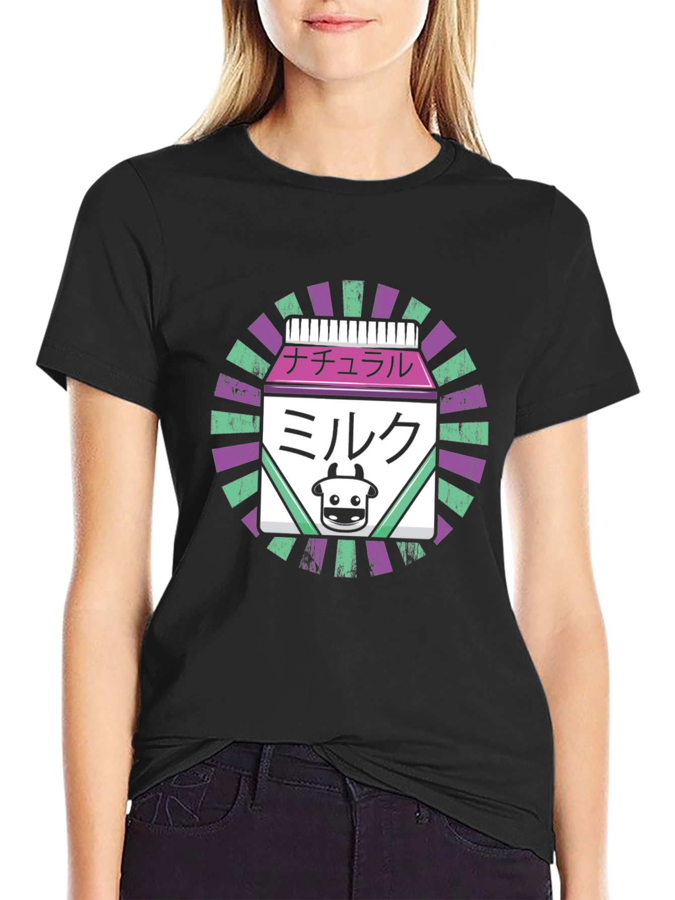 Japanese Milk Carton Graphic T-Shirt