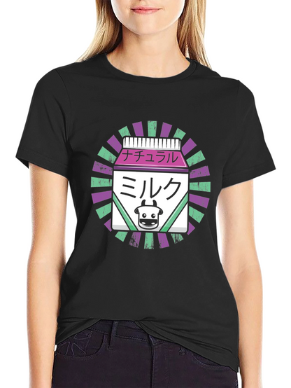Japanese Milk Carton Graphic T-Shirt