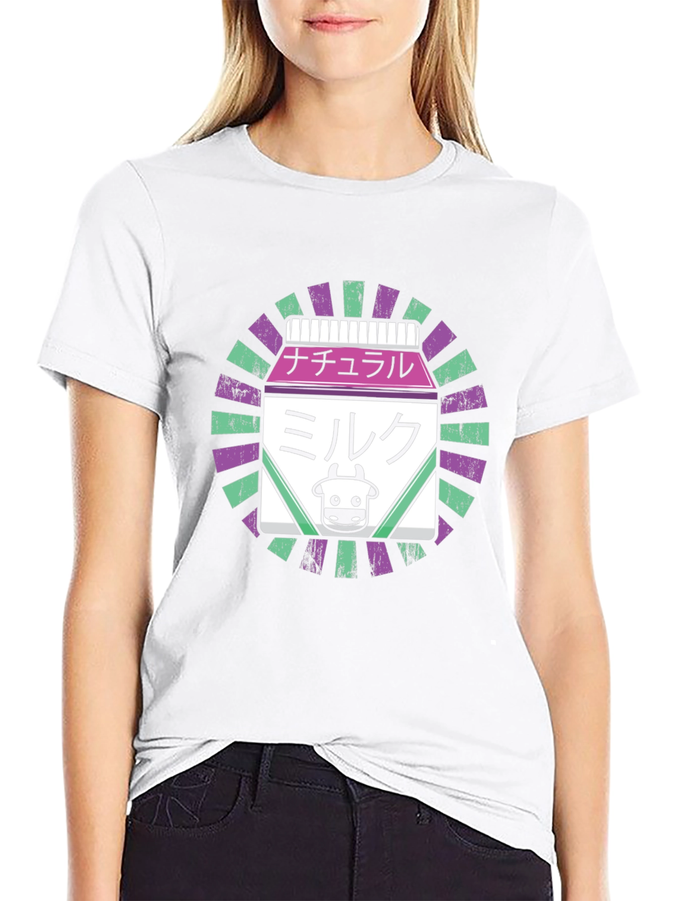 Japanese Milk Carton Graphic T-Shirt