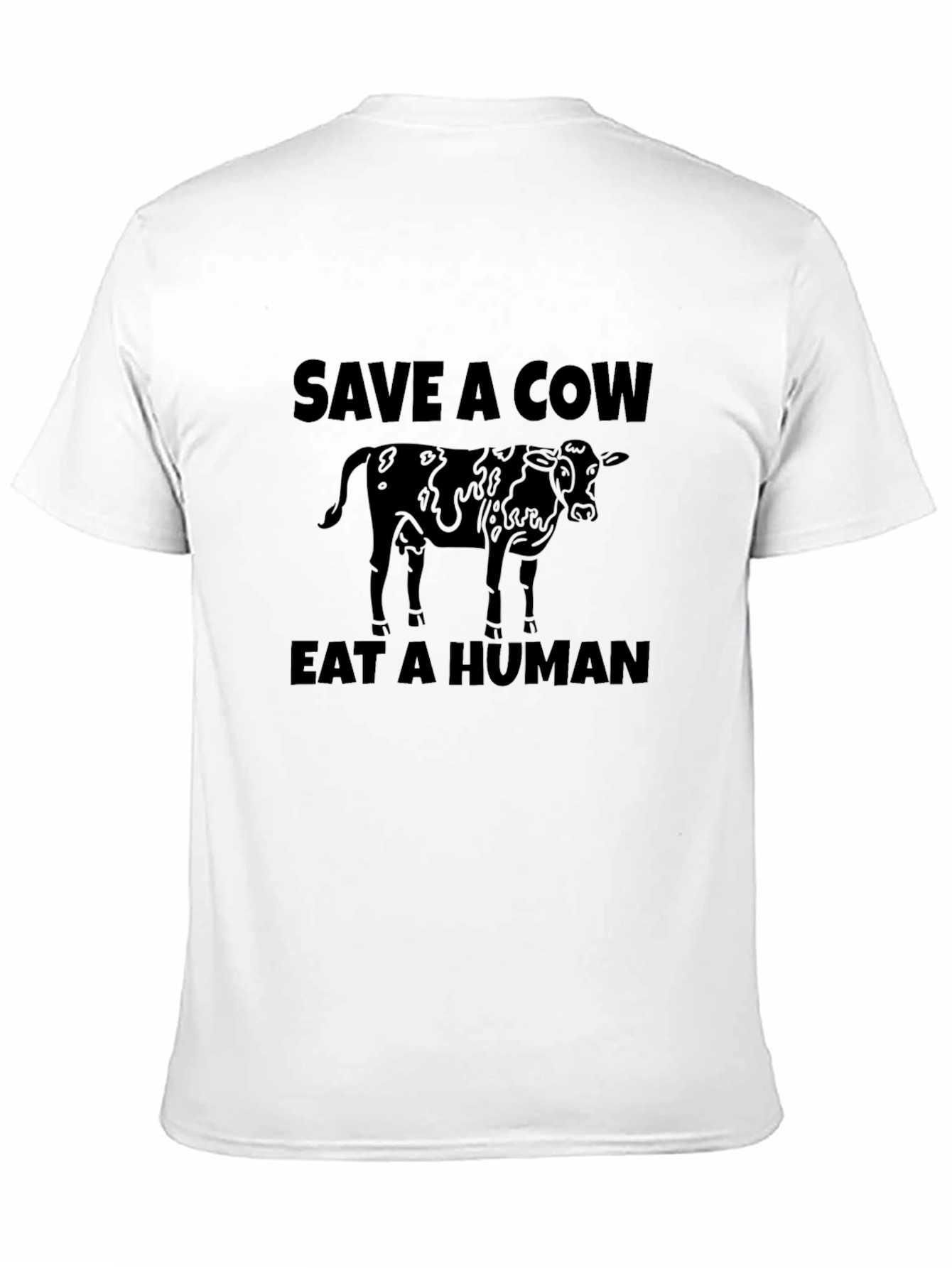 Save A Cow Eat A Human Graphic T-Shirt