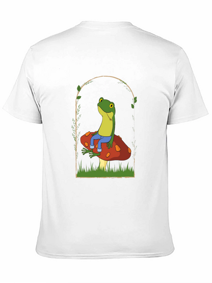 Frog on Mushroom Graphic Tee