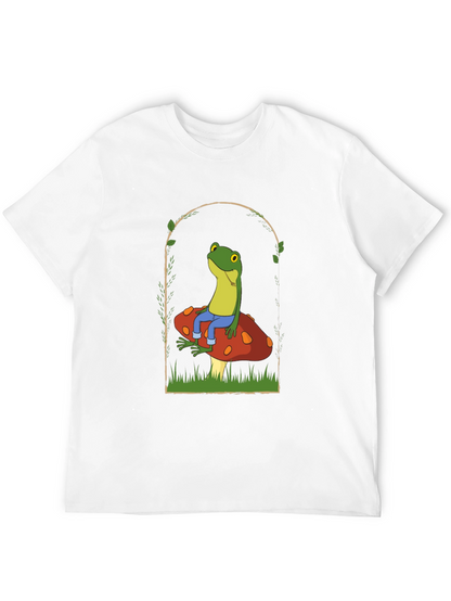Frog on Mushroom Graphic Tee
