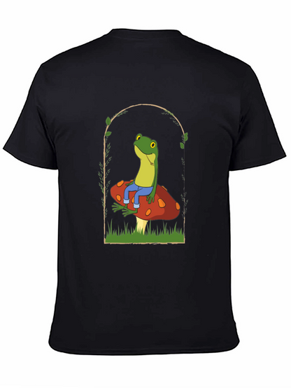 Frog on Mushroom Graphic Tee