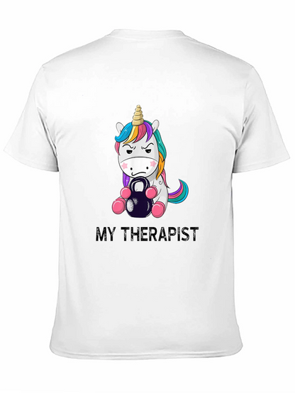 My Therapist Unicorn Kettlebell T-Shirt