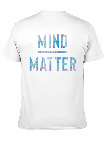 Mind Over Matter Graphic Print Crew Neck T-Shirt