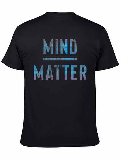 Mind Over Matter Graphic Print Crew Neck T-Shirt