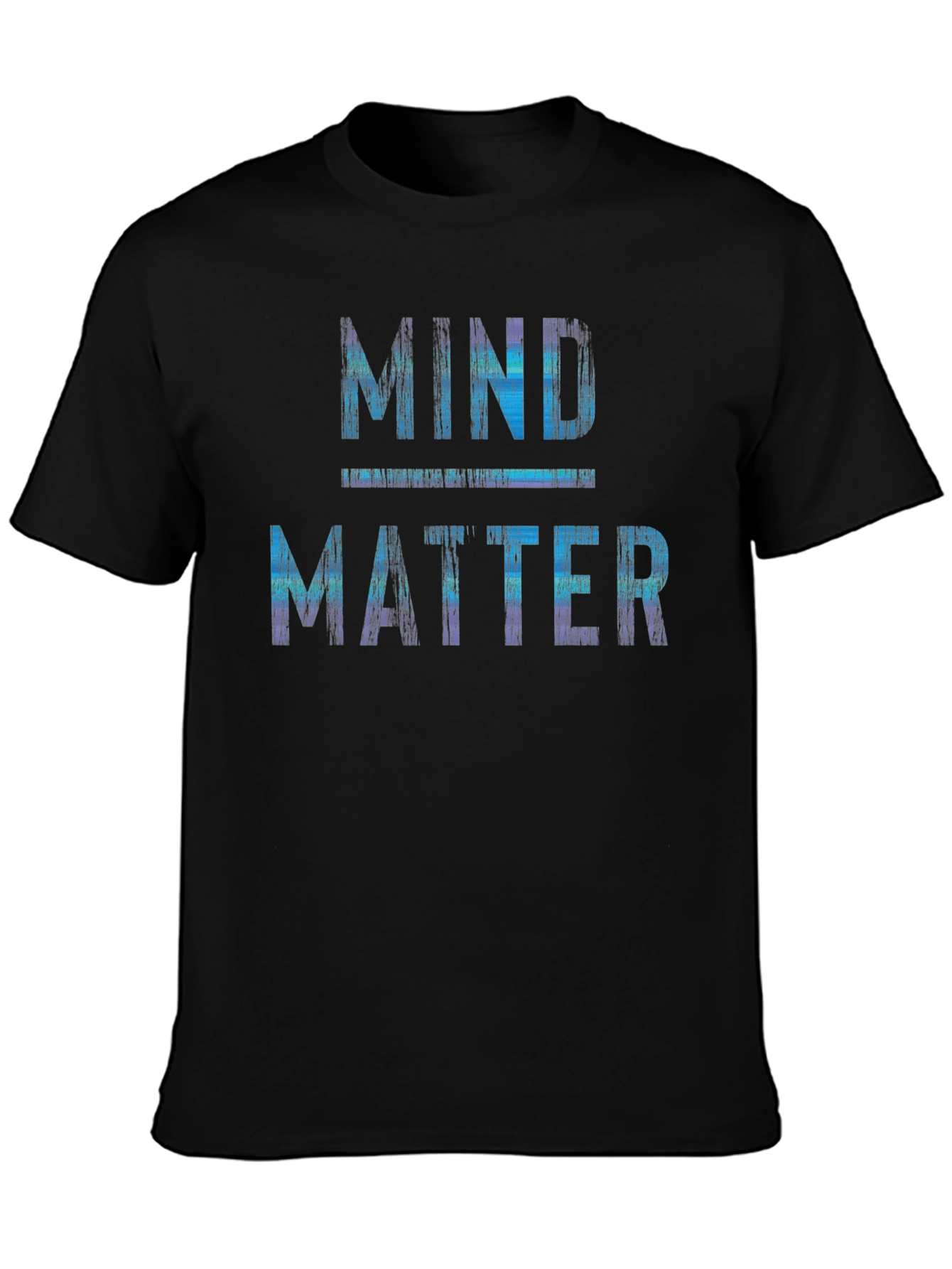 Mind Over Matter Graphic Print Crew Neck T-Shirt