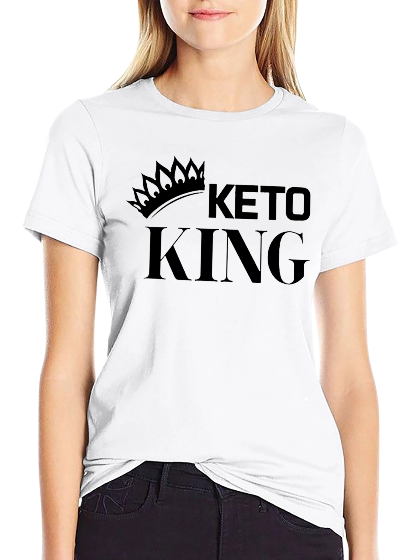 Keto King Black Graphic Tee