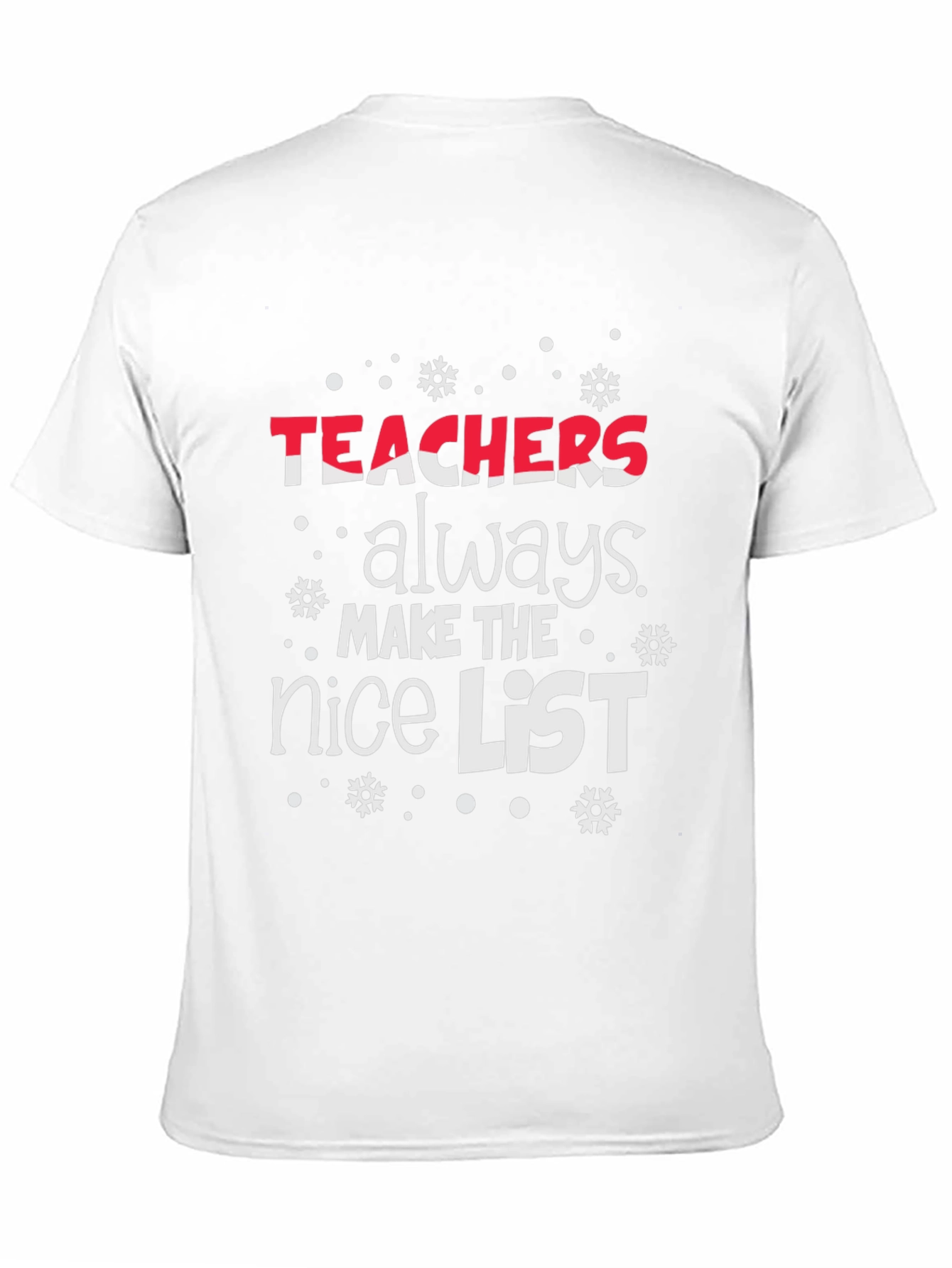 Teachers Nice List Christmas T-Shirt