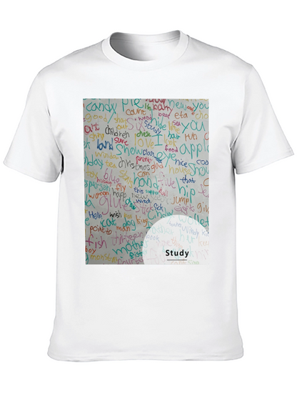 Study Word Art T-Shirt