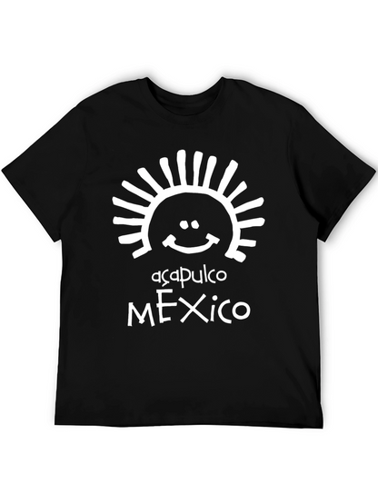 Acapulco Mexico Graphic Tee - Black