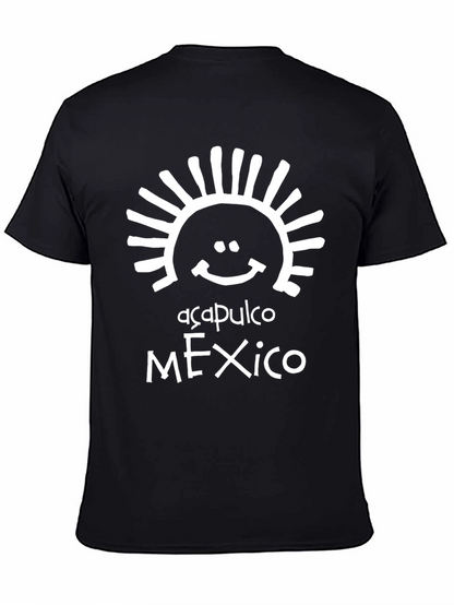 Acapulco Mexico Graphic Tee - Black