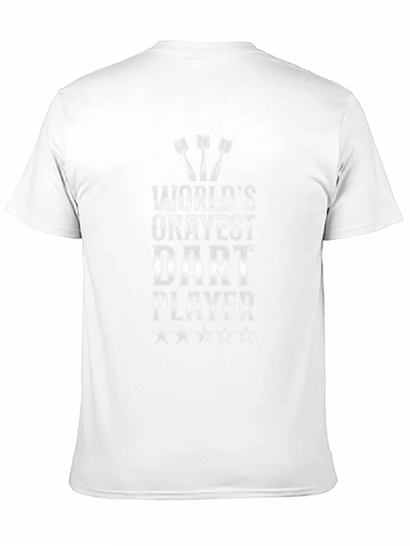 Worlds Okayest Dart Player Graphic T-Shirt