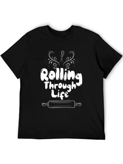 Rolling Through Life Graphic T-Shirt