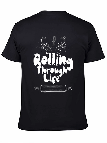 Rolling Through Life Graphic T-Shirt