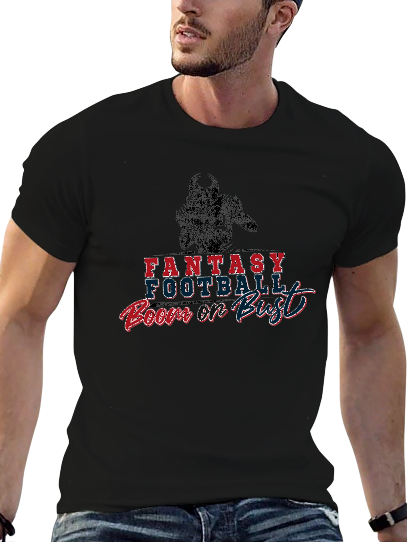 Fantasy Football Boom or Bust Graphic Tee