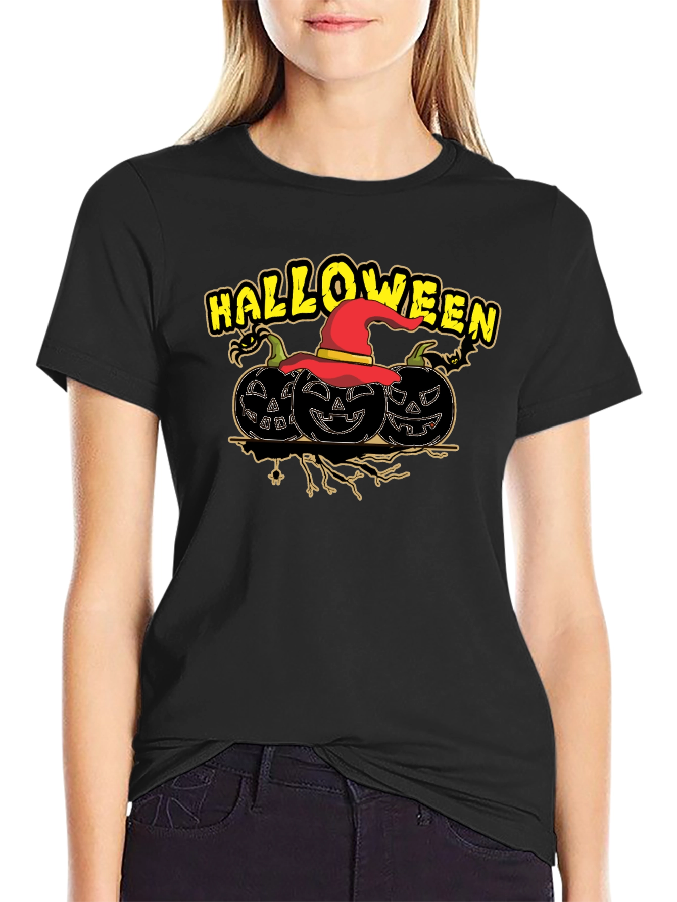 Halloween Pumpkin T-Shirt - Spooky Season Tee