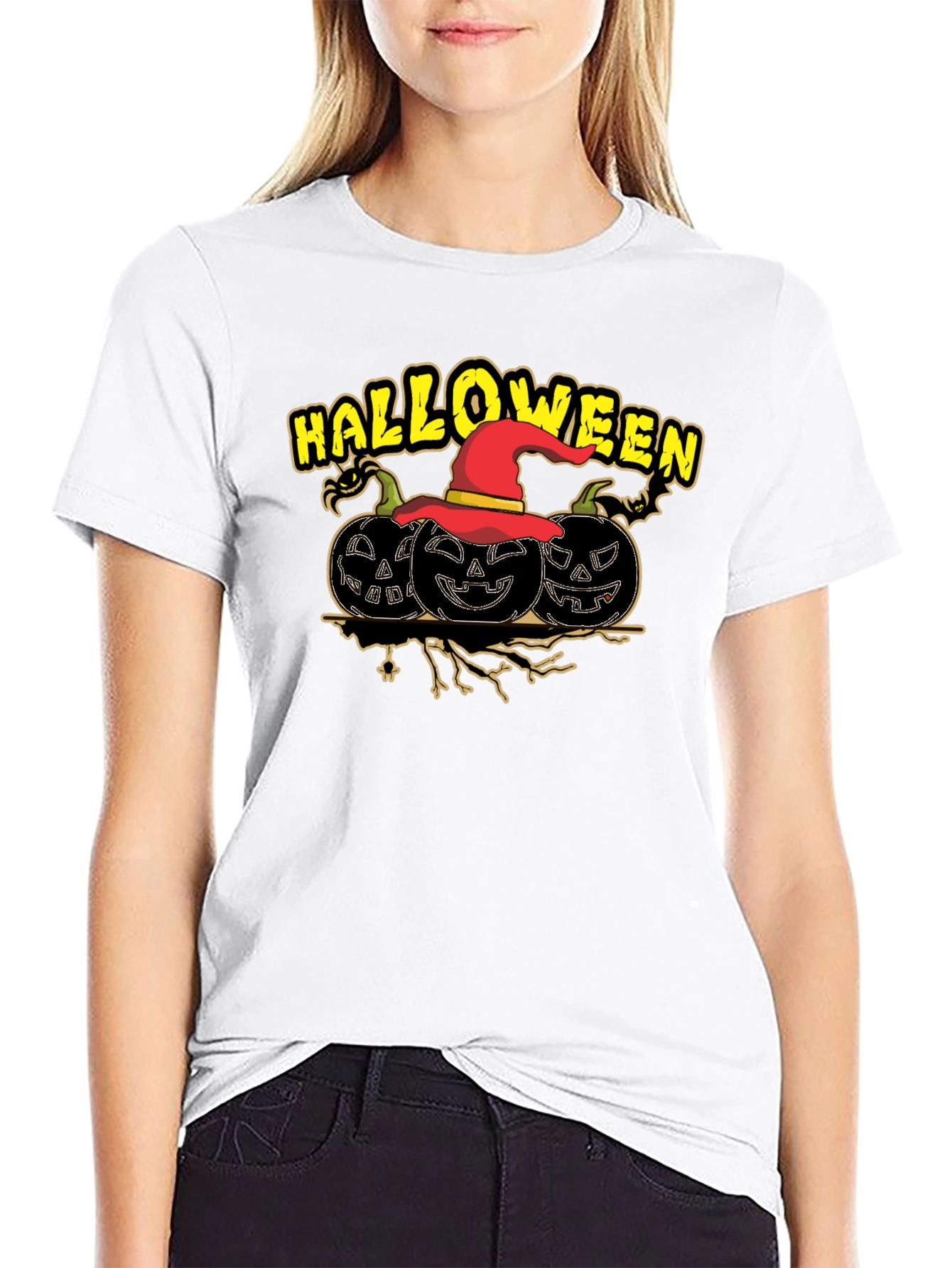 Halloween Pumpkin T-Shirt - Spooky Season Tee