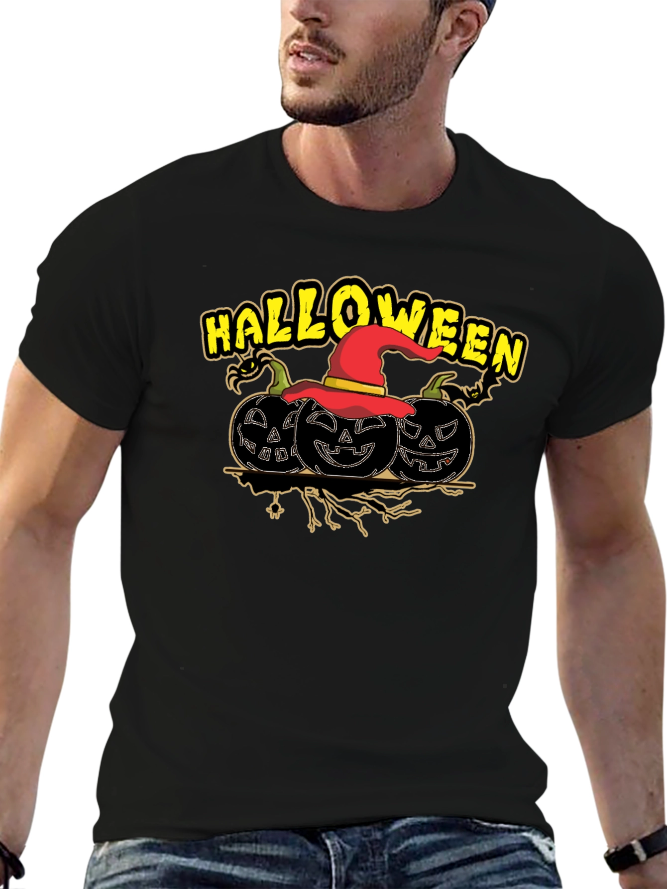 Halloween Pumpkin T-Shirt - Spooky Season Tee