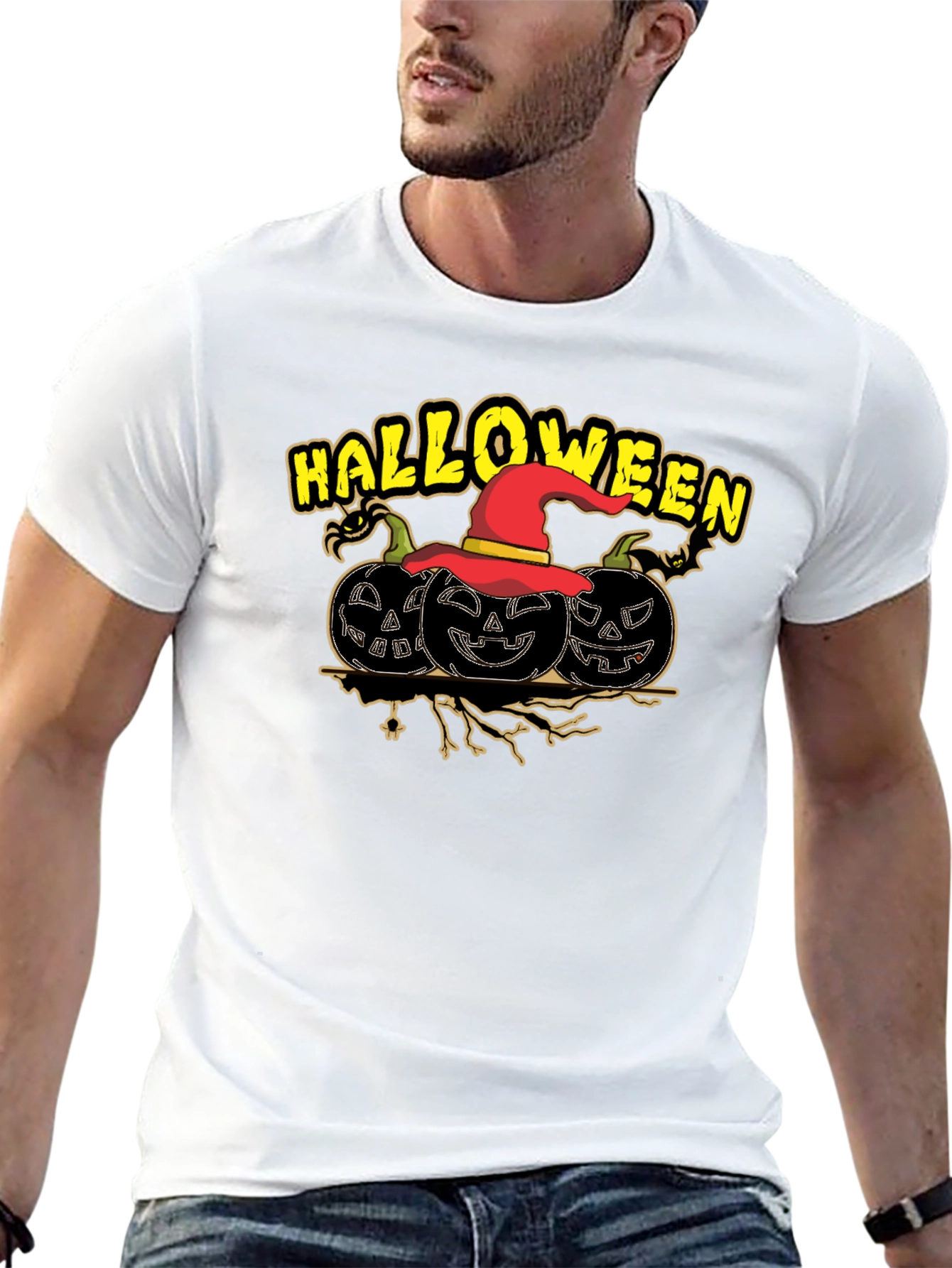 Halloween Pumpkin T-Shirt - Spooky Season Tee