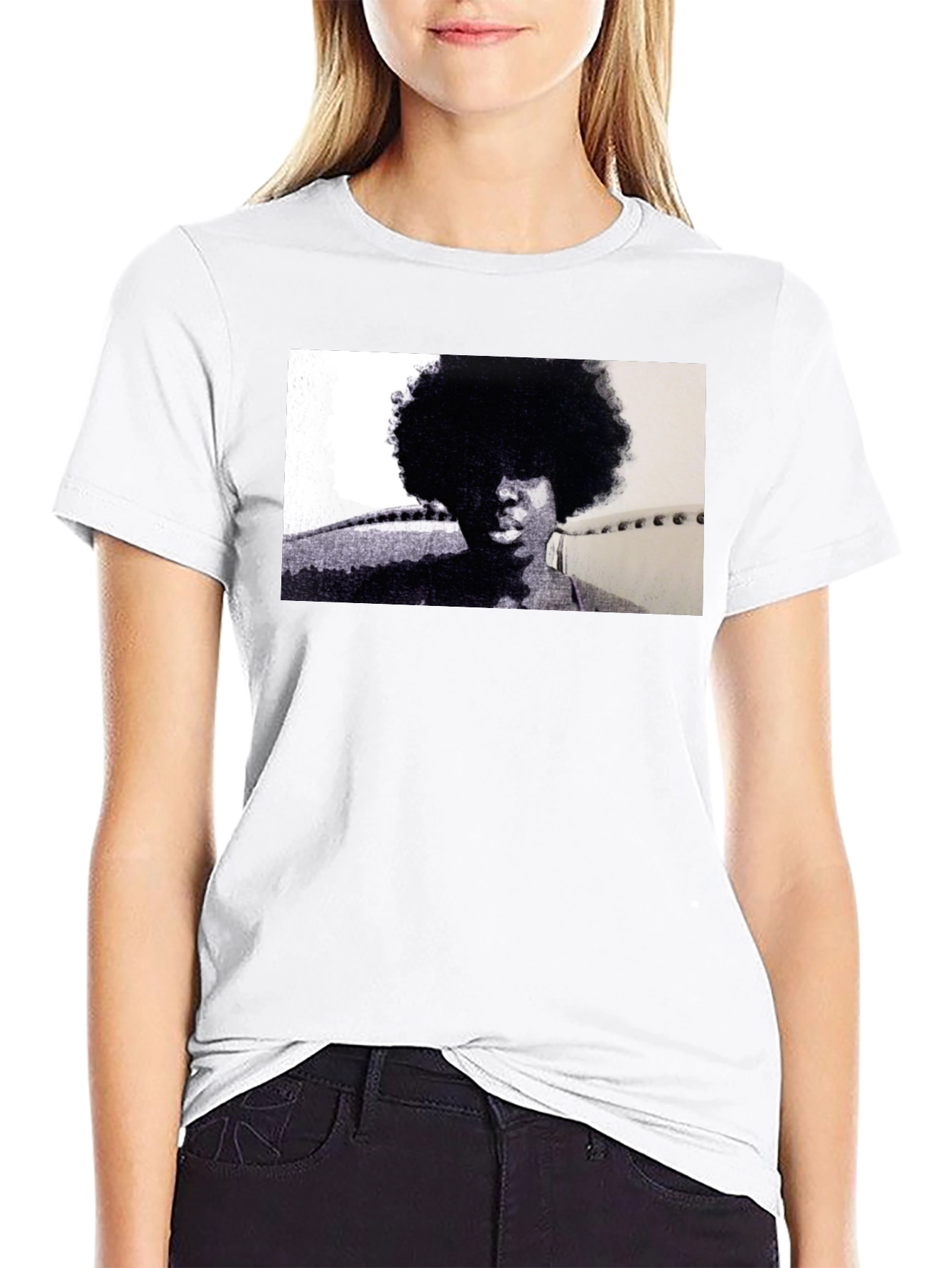 Retro Style Portrait T-Shirt