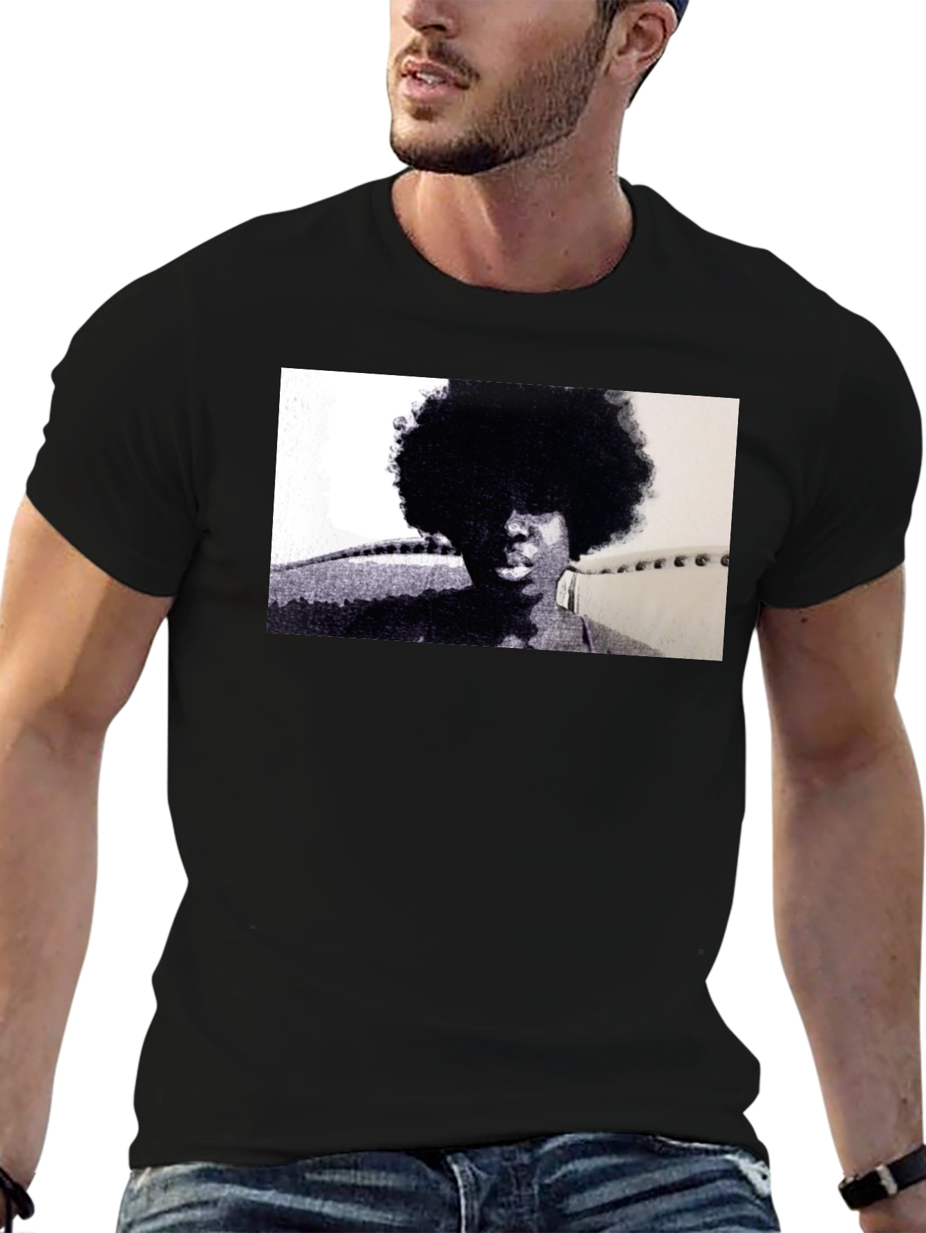 Retro Style Portrait T-Shirt