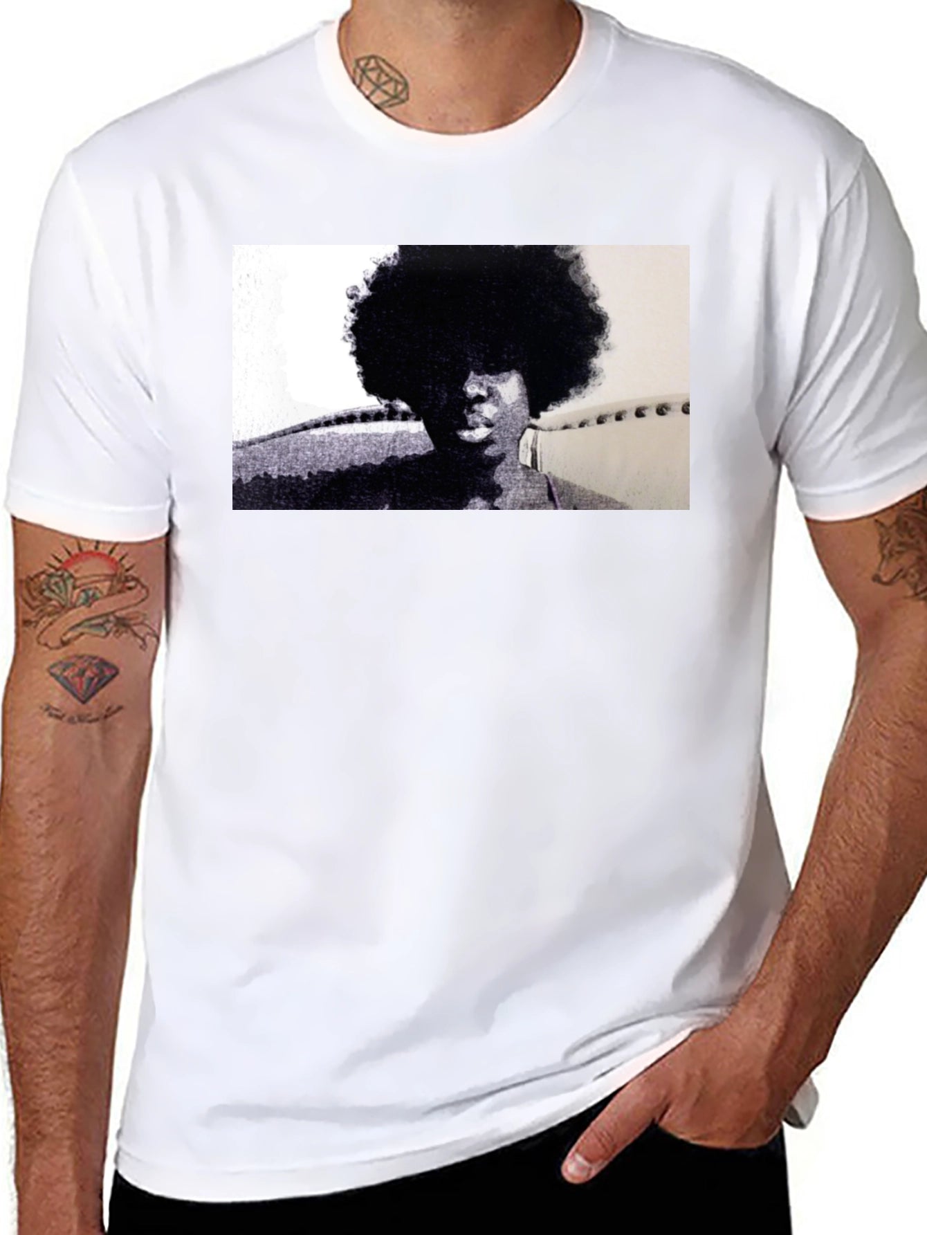 Retro Style Portrait T-Shirt