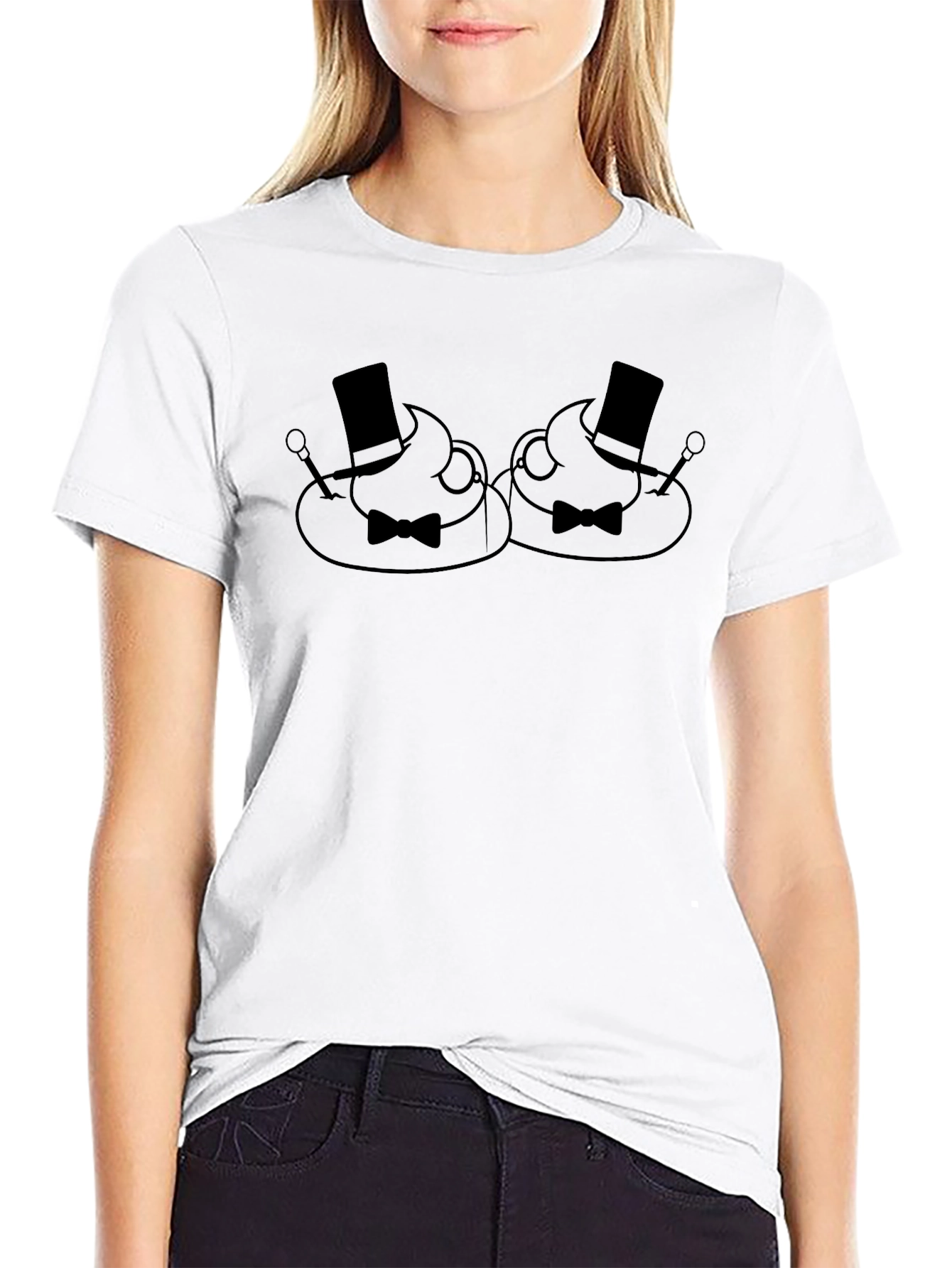 Tuxedo Poop Graphic Tee