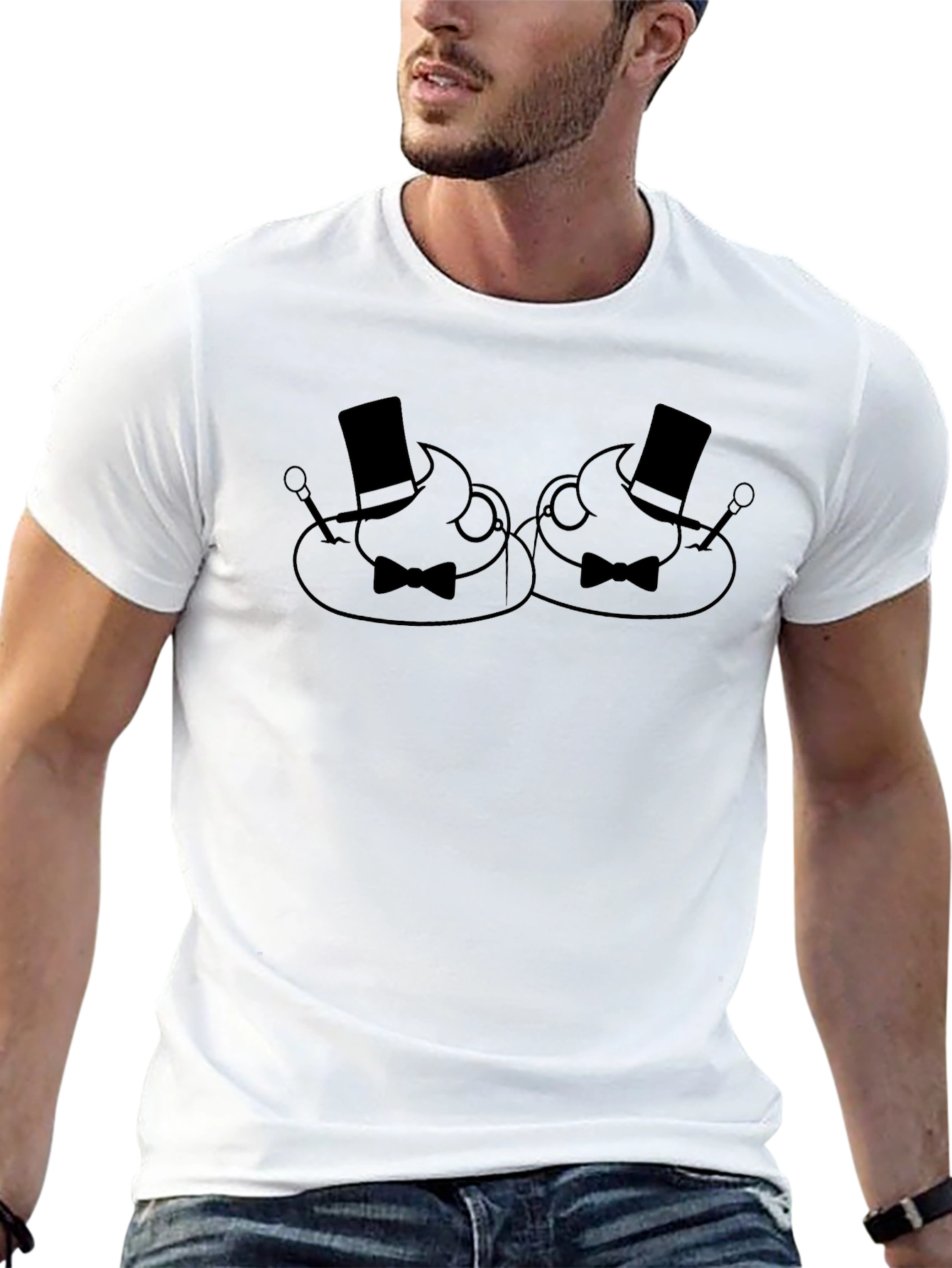 Tuxedo Poop Graphic Tee