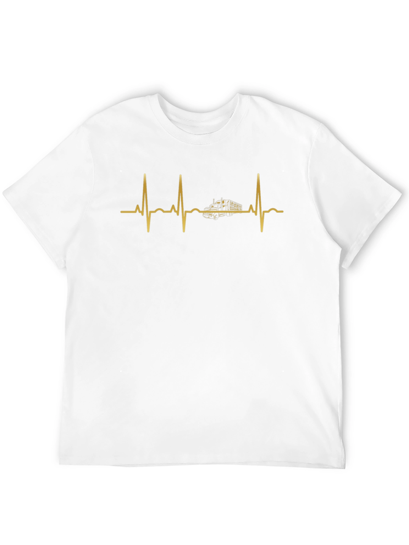 Truck Heartbeat T-Shirt - Drivers Life