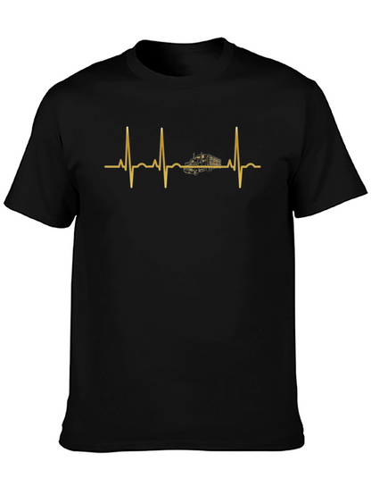 Truck Heartbeat T-Shirt - Drivers Life