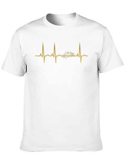 Truck Heartbeat T-Shirt - Drivers Life