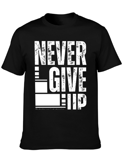 Never Give Up Graphic T-Shirt