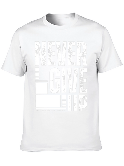 Never Give Up Graphic T-Shirt