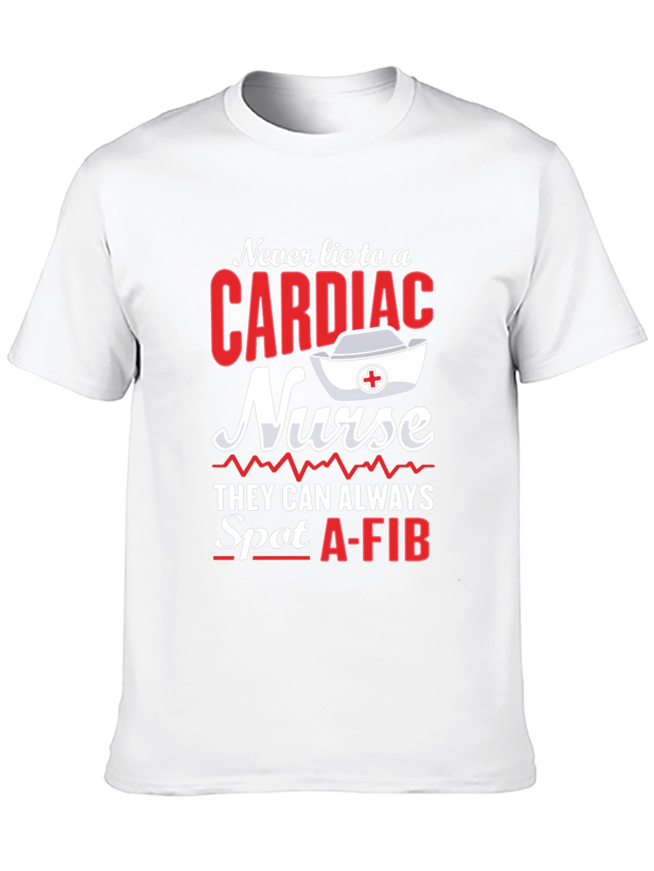 Cardiac Nurse T-Shirt - Spot A-Fib