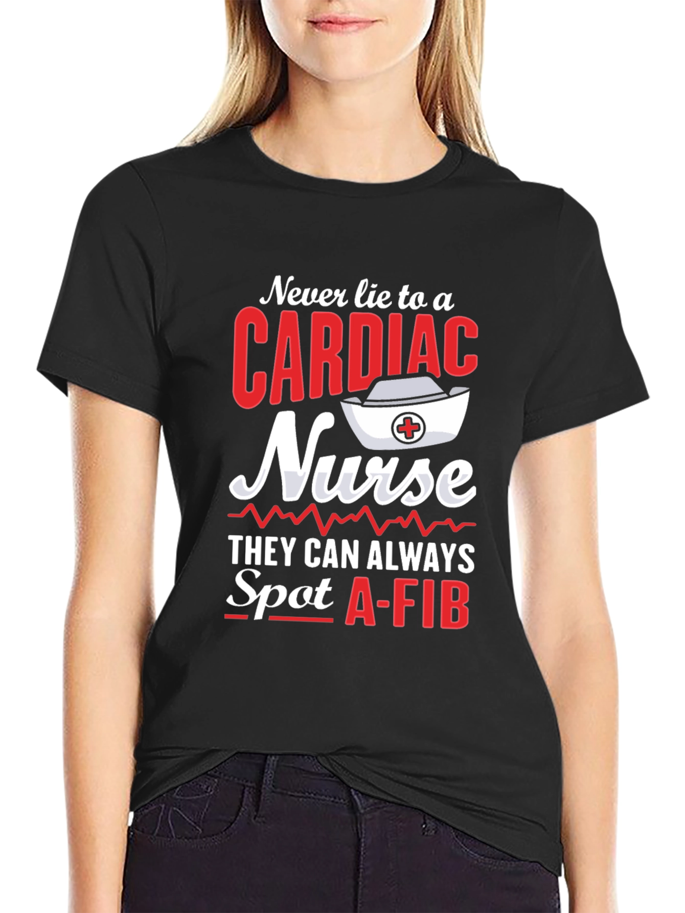 Cardiac Nurse T-Shirt - Spot A-Fib